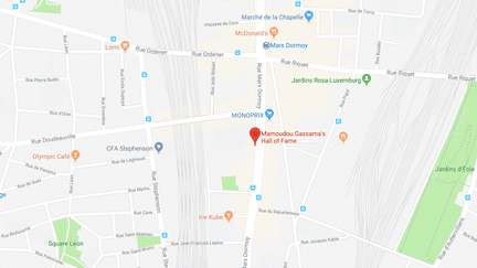 Le 51 rue Marx-Dormoy, à Paris, où Mamadou Gassama a sauvé la vie d'un enfant, en mai 2018. (GOOGLE MAPS)