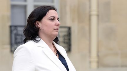 Emmanuelle Cosse quitte l'Elysée après un conseil des ministres, le 11 mai 2016. (BERTRAND GUAY / AFP)