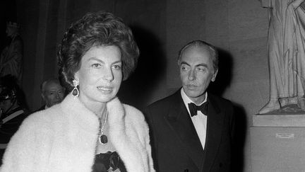 Liliane Bettencourt en 1973 avec son mari André Bettencourt.
 (AFP)