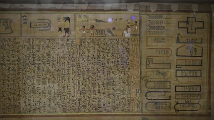 Papyrus exposé au Musée égyptien du Caire (Egypte). Photo d'illustration.  (KHALED DESOUKI / AFP)