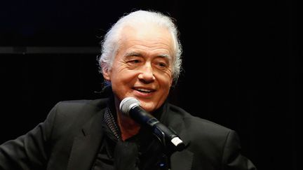 Jimmy Page, guitariste et producteur de Led Zeppelin, le 6 novembre 2014.
 (Cindy Ord / Getty Images North America / AFP)