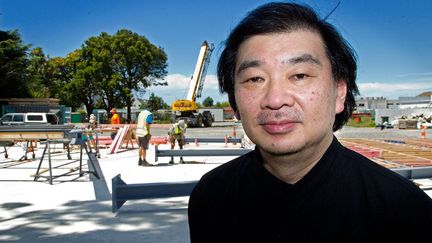 L'architecte japonais Shigeru Ban lauréat du prix Pritzker 2014, a Christchurch, en Nouvelle-Zélande, en 2012
 (Marty Melville / AFP)