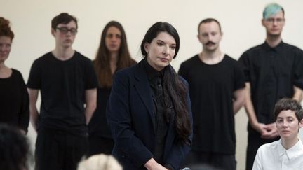 Marina Abramovic à la galerie Serpentine à Londres, le 9 juin 2014
 (WILL OLIVER)