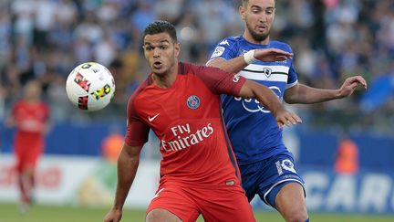 Hatem Ben Arfa a été plutôt discret pour son premier match avec Paris (PASCAL POCHARD CASABIANCA / AFP)