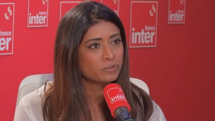 La ministre déléguée chargée du Renouveau démocratique et porte-parole du gouvernement, Prisca Thevenot, le 15 janvier 2024 sur France Inter. (FRANCE INTER / RADIO FRANCE)