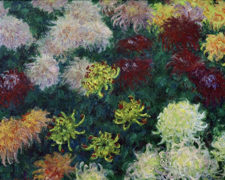 Claude Monet (1840-1926), "Massif de chrysanthèmes", 1897, BâleKunstmuseum Basel, Depositum der Dr. h.c. Emile Dreyfus-Stiftung, 1970&nbsp; (Photo : © akg-images)