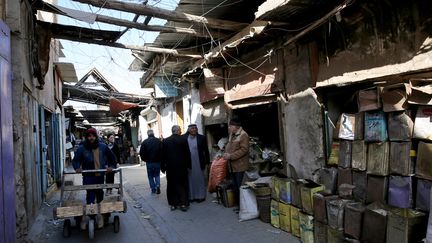 Dans les rues de Bagdad, en janvier 2018. (SABAH ARAR / AFP)