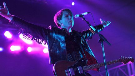 Alex Kapranos, de Franz Ferdinand, au festival de Coachella Valley
 ( John Shearer/AP/SIPA)