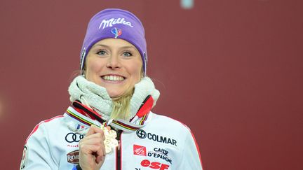 Tessa Worley et sa médaille d'or