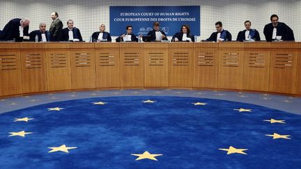 Les juges de la Cour europ&eacute;enne des droits de l'homme, le 14 octobre 2014, &agrave; Strasbourg (Bas-Rhin). (FREDERICK FLORIN / AFP)