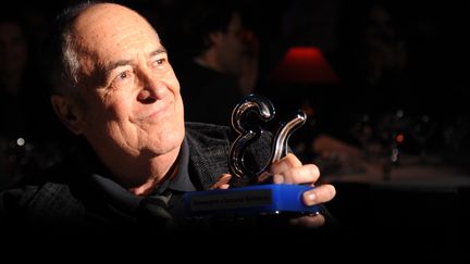 Le réalisateur Bernardo Bertolucci lors du Estoril Film Festival le 15 novembre 2008. (FRANCISCO LEONG / AFP)