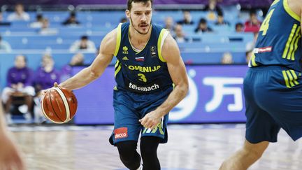 Goran Dragic (Slovénie) lors de l'EuroBasket (RONI REKOMAA / LEHTIKUVA)