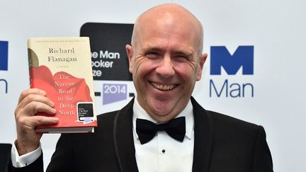 L'écrivain australien Richard Flanagan lors de la remise du Man Booker Prize 2014, pour son roman "The Narrow Road to the Deep North"
 (BEN STANSALL / AFP)