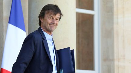 Le ministre de la Transition écologique, Nicolas Hulot, le 14 mars 2018, à Paris. (LUDOVIC MARIN / AFP)