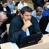 L'avocat Guillaume de Palma lors du procès des viols de Mazan, le 2 septembre 2024 à Avignon (Vaucluse). (CHRISTOPHE AGOSTINIS / LE DAUPHINE LIBERE / MAXPPP)