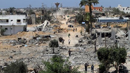 Une nouvelle tr&ecirc;ve a d&eacute;but&eacute; le 5 ao&ucirc;t 2014. Elle est cens&eacute;e durer 72 heures. Le pr&eacute;c&eacute;dent cessez-le-feu aussi long avait finalement &eacute;t&eacute; bris&eacute; au bout de deux heures. (APAIMAGES / REX / SIPA)