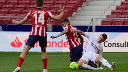 L'Atlético de Madrid affronte le Real Madrid  (JAVIER SORIANO / AFP)