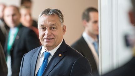 Le Premier ministre hongrois, Viktor Orban, a&nbsp;dramatisé le débat avant le référendum sur les migrants prévu dans son pays dimanche 2 octobre (CHRISTIAN BRUNA / EPA)