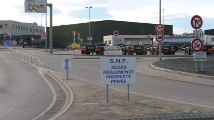 Le site SNF&nbsp;d'Andrézieux-Bouthéon en novembre 2009. (MAXPPP)