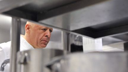 Le chef Thierry Marx, cuisinier deux étoiles Michelin et quatre toques Gault et Millau, est le nouveau président du syndicat des restaurateurs, l'UMIH. (NATHANAËL CHARBONNIER / FRANCE-INFO)