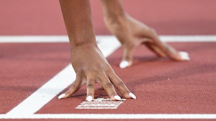 Photo d'illustration d'une athléte aux Jeux Olympiques de Londres.&nbsp; (KIRILL KUDRYAVTSEV / AFP)