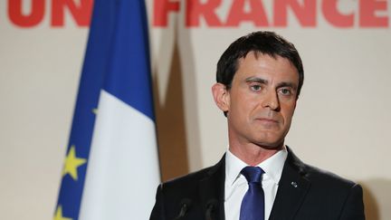 Manuel Valls, le 29 janvier 2017 à Paris, après le second tour de la primaire de la gauche. (PHILIPPE WOJAZER / REUTERS)