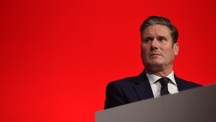 &nbsp;Keir Starmer,&nbsp;responsable du Brexit au sein du Parti travailliste britannique, le 25 septembre 2018 à Liverpool (Angleterre). (OLI SCARFF / AFP)