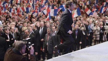 Nicolas Sarkozy à Dijon (ERIC FEFERBERG / AFP)