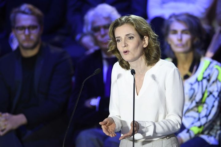 Nathalie Kosciusko-Morizet lors du deuxième débat télévisé entre les candidats à la primaire à droite, le 3 novembre 2016. (ERIC FEFERBERG / AFP)