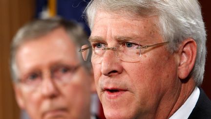 Le s&eacute;nateur r&eacute;publicain Roger Wicker, le 12 janvier 2010 &agrave; Washington (Etats-Unis). (ALEX WONG / GETTY IMAGES NORTH AMERICA)