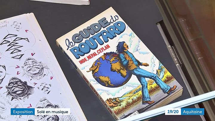 Couverture du Guide du Routard illustrée par Jean Solé&nbsp; (France 3 Aquitaine)