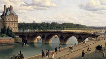 Christoffer Wilhelm Eckersberg : "Vue du pont Royal et du quai Voltaire"
 (Ann Ronan Picture Library / Photo12)