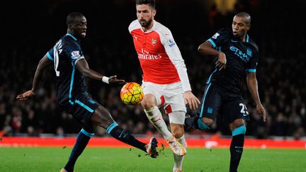 &nbsp; (Olivier Giroud, auteur du deuxième but d'Arsenal face à Manchester City © MAXPPP)