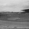 Le stade de Colombes lors d'un match du tournoi olympique de rugby entre l'Amérique et la Roumanie, le 11 mai 1924. (AGENCE ROL. AGENCE PHOTOGRAPHIQUE / BIBLIOTHEQUE NATIONALE DE FRANCE)