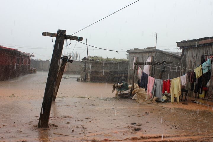 Inondation dans le sud d'Antananarivo le 6 janvier 2018. (LAETITIA BEZAIN / DPA)