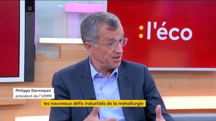 Invité de Stéphane Dépinoy dans ":l'éco", Philippe Darmayan, président de l'UIMM, est venu parler de l'apprentissage et des opportunités d'emplois dans l'industrie.