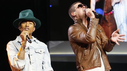 &nbsp; (Robin Thicke et Pharell Williams ont été condamnés pour plagiat à une amende de 7 millions d'euros © MaxPPP)