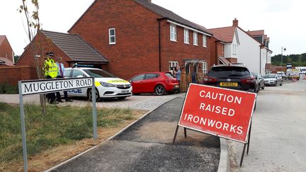 La maison du couple empoisonné à Amesbury, le 5 juillet 2018. (BENJAMIN CHAUVIN / RADIOFRANCE)