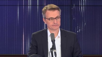 Dominique Schelcher, président de Système U était l'invité du "8h30 franceinfo", mercredi 5 &nbsp;août 2020. (FRANCEINFO / RADIOFRANCE)