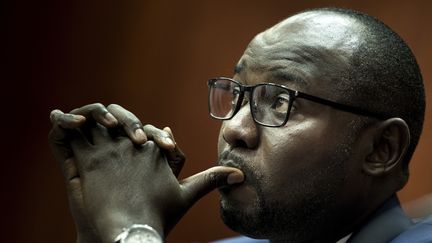 Ibrahim Yacoubou, le 1er novembre 2017, à Washington. (BRENDAN SMIALOWSKI / AFP)