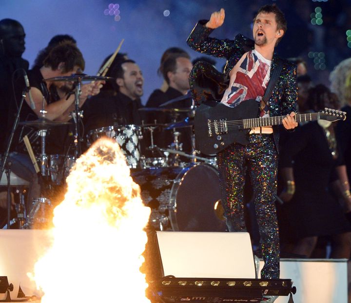 Matt Bellamy, leader de Muse
 (Leon Neal / AFP)