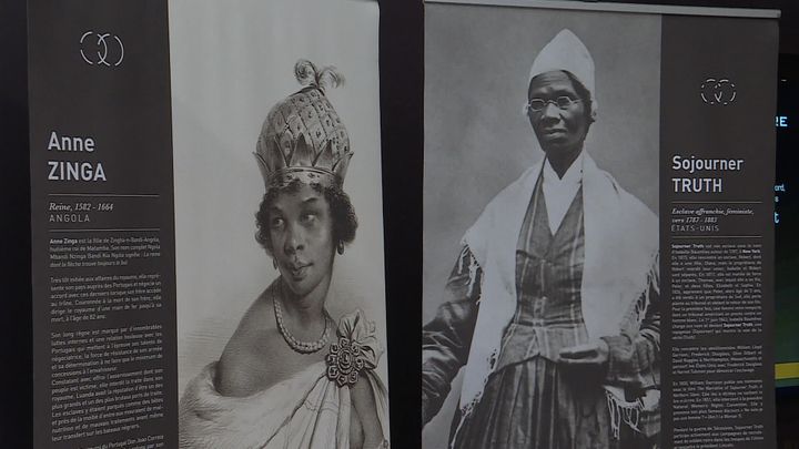 Exposition&nbsp;Dix femmes puissantes, portraits de femmes en lutte contre l'esclavage colonial&nbsp;- Espace muséographique Victor Schoelcher&nbsp;à&nbsp;Fessenheim (O. Barthélémy / France Télévisions)