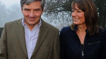 Michael et Carole Middleton, les parents de Kate (AFP PHOTO / STEFAN ROUSSEAU/FILES)