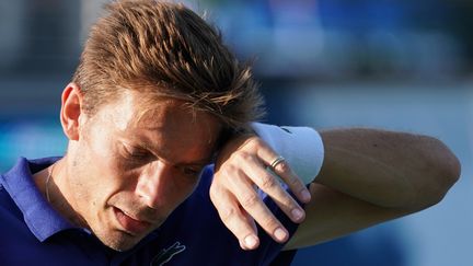 Nicolas Mahut à l'US Open de tennis 2017, à New York. (DON EMMERT / AFP)