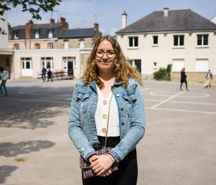 Lilas&nbsp;a voté&nbsp;à&nbsp;Rennes, au second tour de l'élection présidentielle, le 24 avril 2022. (QUENTIN VERNAULT / HANS LUCAS / FRANCEINFO)