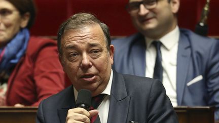 Le député du Nord Christian Hutin, le 28 novembre 2017, à l'Assemblée nationale.&nbsp; (JACQUES DEMARTHON / AFP)