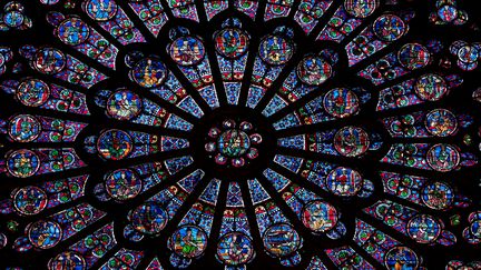 Détail rosace Notre-Dame de Paris (MANUEL COHEN / MANUEL COHEN)