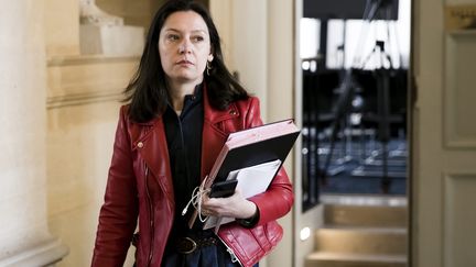 La députée LREM de l'Essonne Marie-Pierre Rixain à l'Assemblée nationale, le 2 avril 2019. (VINCENT ISORE / MAXPPP)