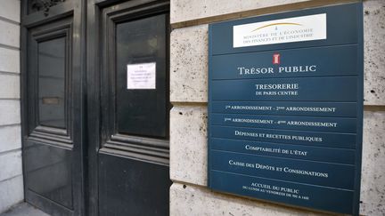 Un centre du Tr&eacute;sor Public photographi&eacute; le 22 septembre 2010 &agrave; Paris. (ETIENNE LAURENT / AFP)