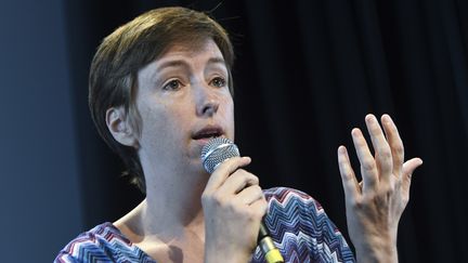 Caroline de Haas, militante féministe et opposante à la Loi Travail pourrait se présenter aux élections législatives à Paris en juin 2017. (XAVIER LEOTY / AFP)